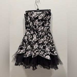 VTG Masquerade Mini Cocktail Dress XS